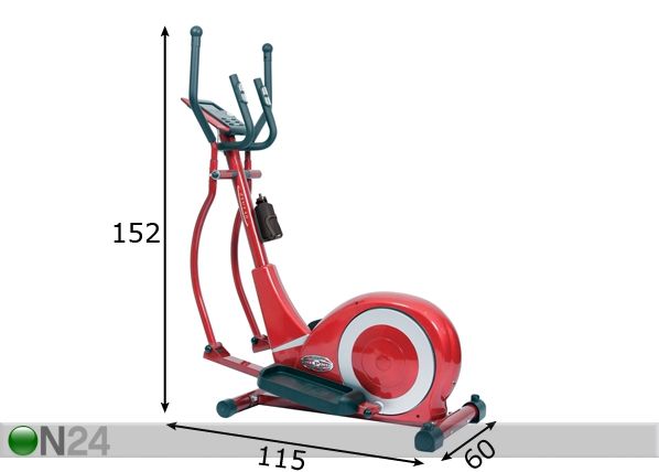 Gymstick trenažöör Crosstrainer Zeus-40 mõõdud