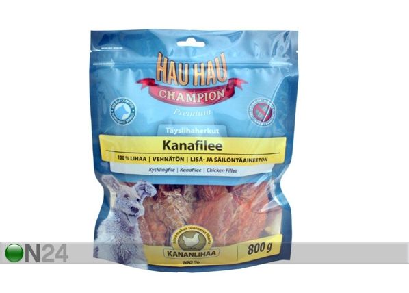 Hau-Hau Champion Delikatess kanafilee koertele 800g