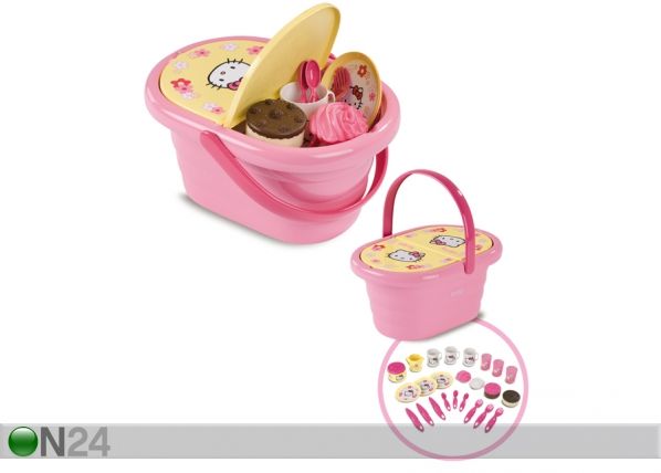 Hello Kitty toidunõud ämbris