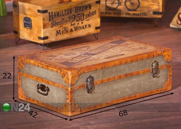 Hoiukast Emile Ruillier mõõdud