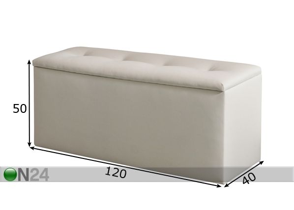 Hypnos voodipesukast 120x40 cm mõõdud