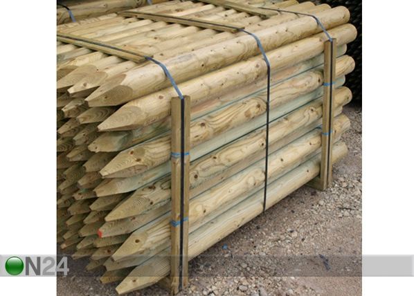 Immutatud aiapost 4 tk 6x180 cm