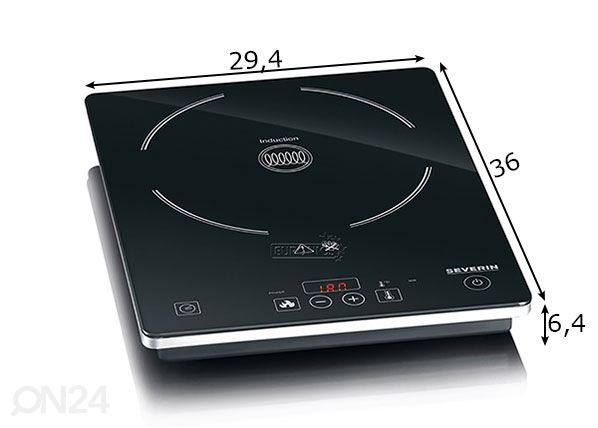 Induktsioon lauapliit Severin mõõdud