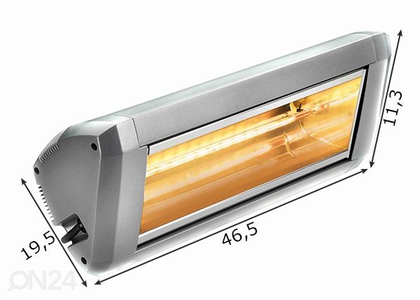 Infrapuna soojuskiirgur Heliosa 9, 2200 W mõõdud