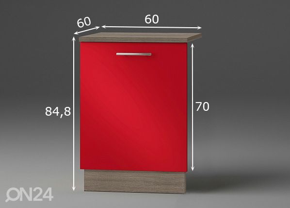 Integreerimiskomplekt Imola nõudepesumasinale 60 cm mõõdud