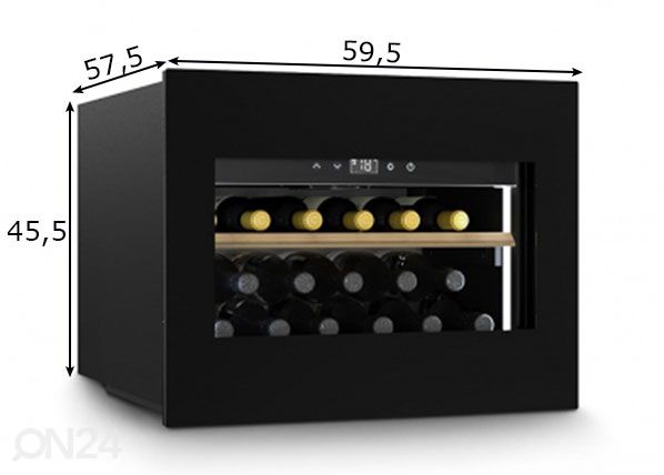 Integreeritav veinikülmik Caso WineDeluxe WD 17, 7712 mõõdud