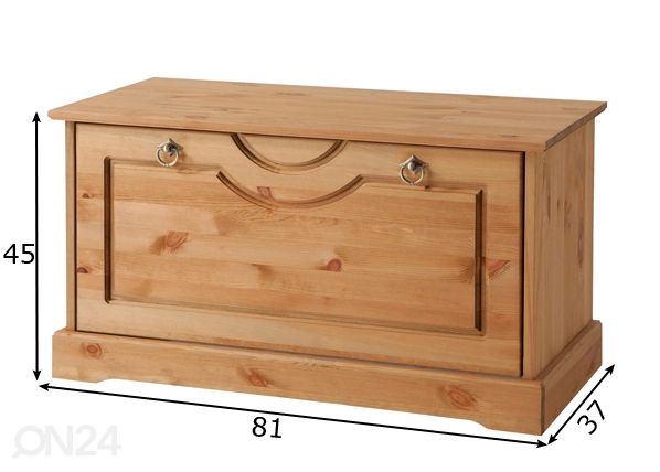 Jalanõudekapp Kler mõõdud
