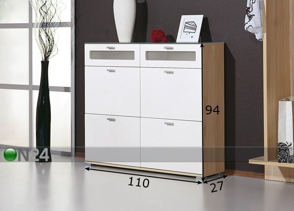 Jalanõudekapp Montana mõõdud