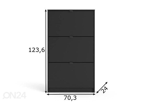 Jalanõudekapp Shoes mõõdud