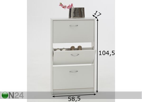 Jalanõudekapp Step 2010 mõõdud