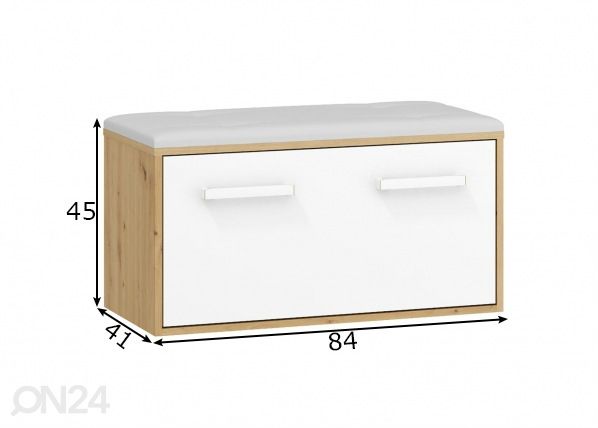 Jalatsikapp mõõdud