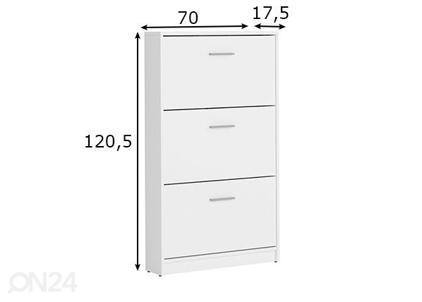 Jalatsikapp mõõdud