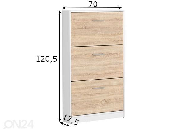 Jalatsikapp mõõdud