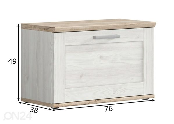 Jalatsikapp 76 cm mõõdud