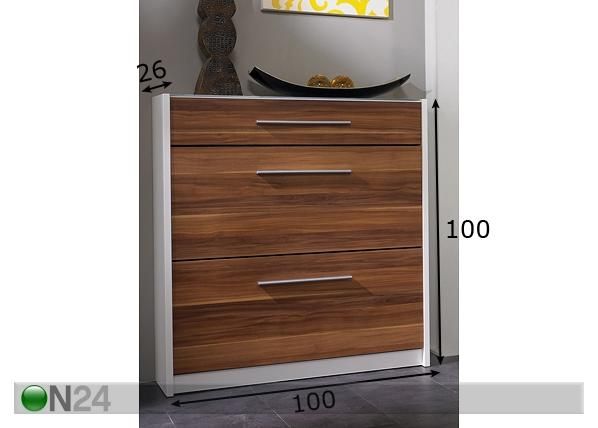Jalatsikapp Fashion mõõdud