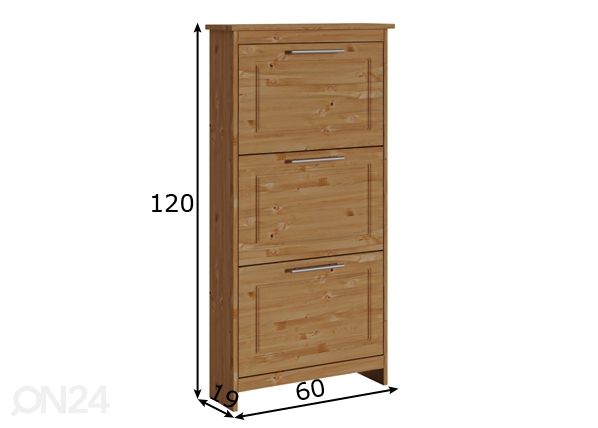 Jalatsikapp Lucas 60 cm mõõdud