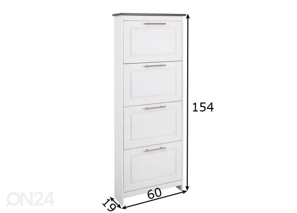 Jalatsikapp Lucas 60 cm mõõdud