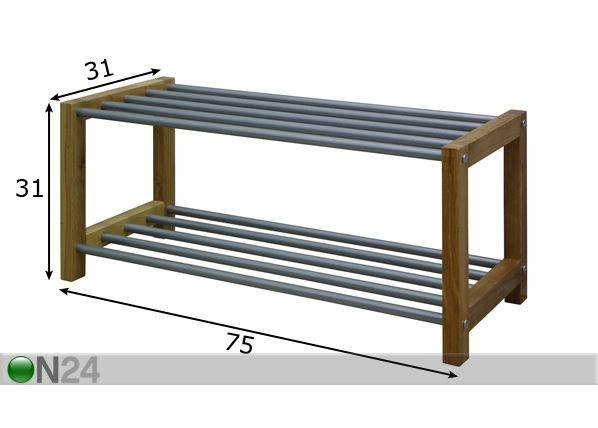 Jalatsiriiul Farell 75 cm mõõdud