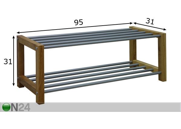 Jalatsiriiul Farell 95 cm mõõdud