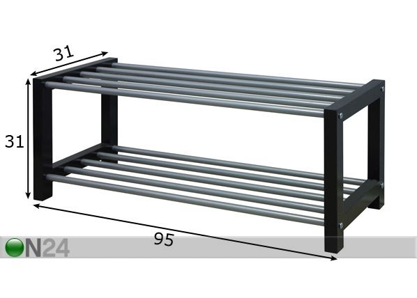 Jalatsiriiul Farell 95 cm mõõdud