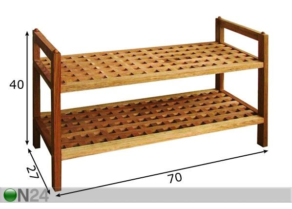 Jalatsiriiul Walnut mõõdud