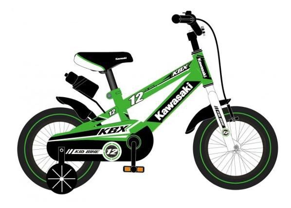Jalgrataslastele Kawasaki 12 tolli