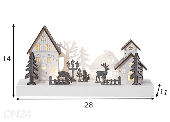 Jõulukaunistus Fauna mõõdud