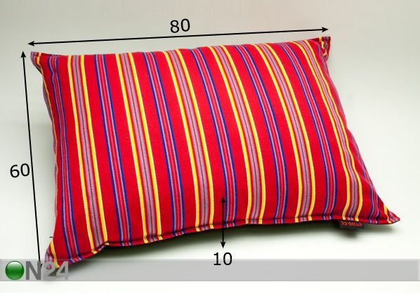 Jüri mustriga põrandapadi 60x80 cm mõõdud