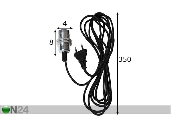 Kaabel Cord, E14 mõõdud