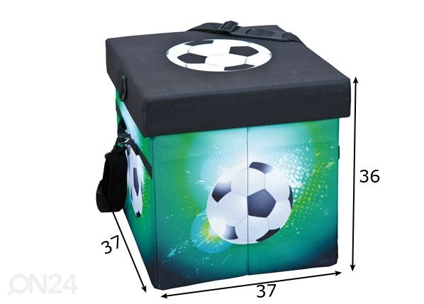 Kaasaskantav jahekast Fanbox I mõõdud