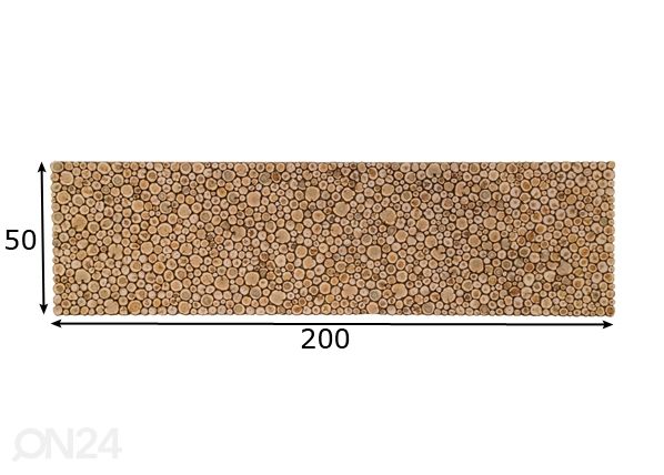 Kadakaplaat 50x200 cm mõõdud