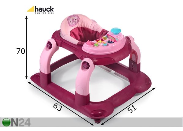 Käimistool Hauck Player Cute Baby mõõdud