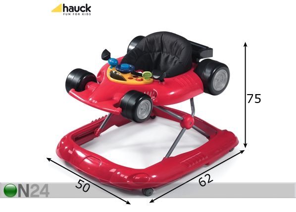 Käimistool Hauck Racer mõõdud