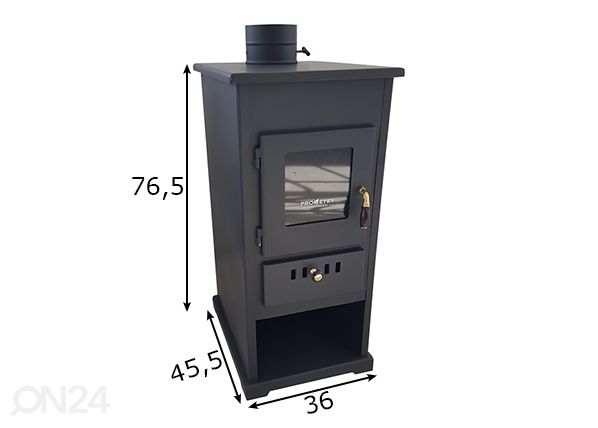 Kamin Mini B mõõdud