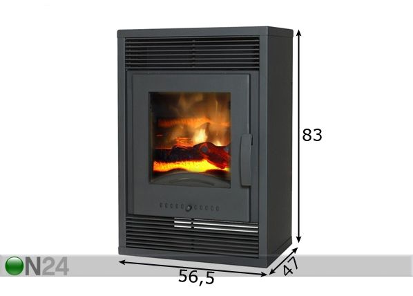 Kamin Polo 7 kw mõõdud