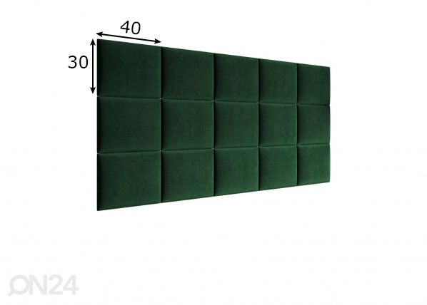 Kangaga kaetud seinapaneel 40x30 cm mõõdud