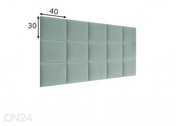 Kangaga kaetud seinapaneel 40x30 cm mõõdud
