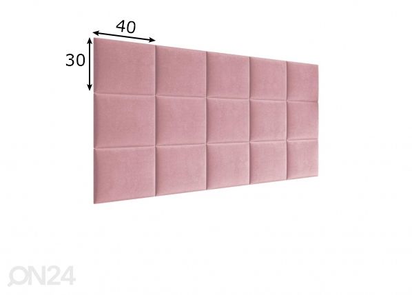 Kangaga kaetud seinapaneel 40x30 cm mõõdud