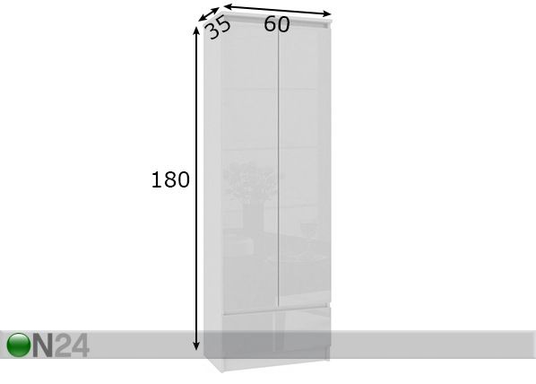 Kapp 60 cm mõõdud