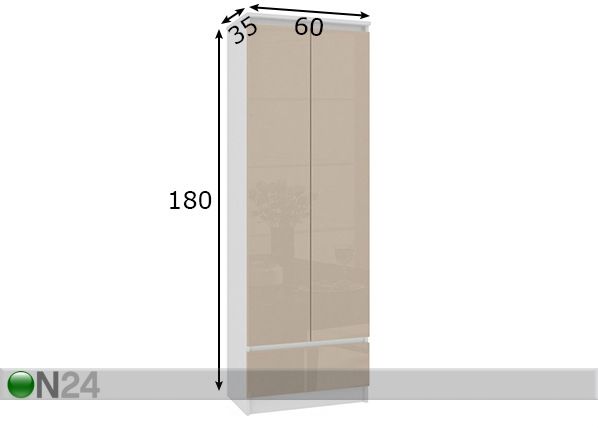 Kapp 60 cm mõõdud