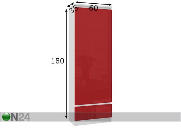 Kapp 60 cm mõõdud