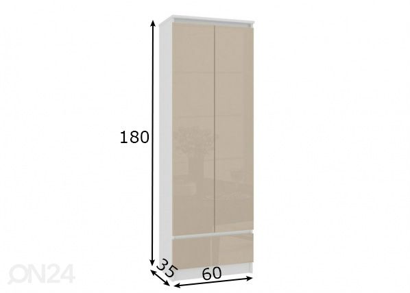 Kapp 60 cm mõõdud
