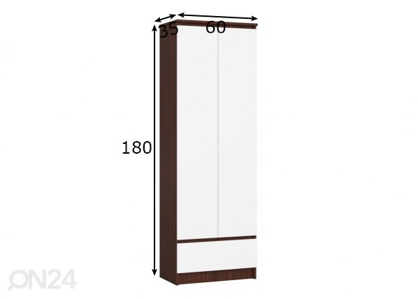 Kapp 60 cm mõõdud