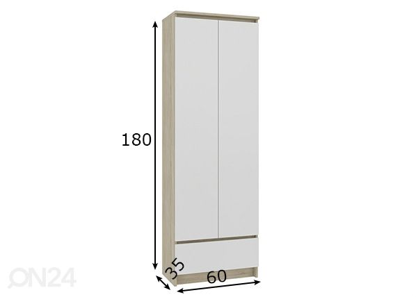 Kapp 60cm mõõdud