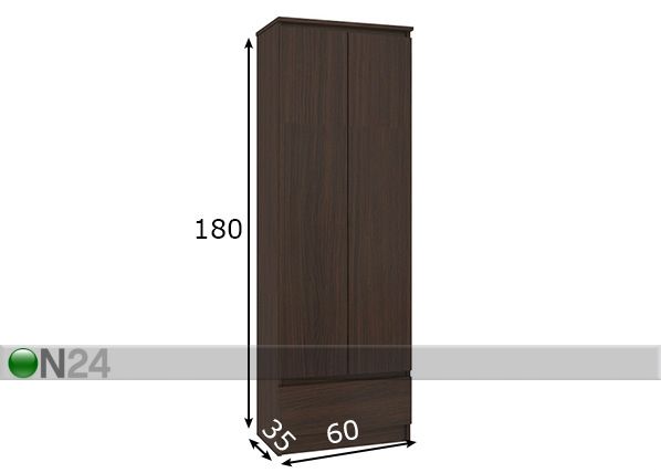 Kapp 60cm mõõdud