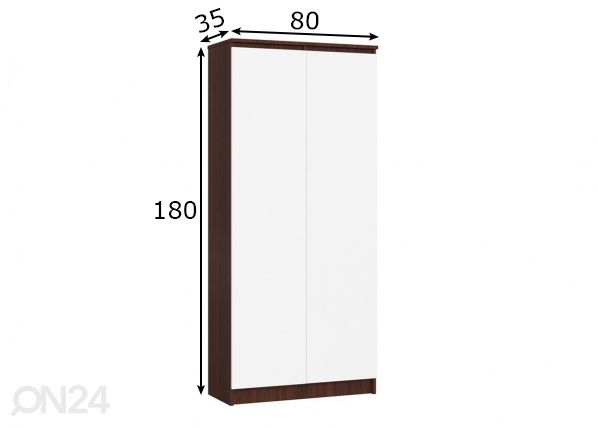 Kapp 80 cm mõõdud