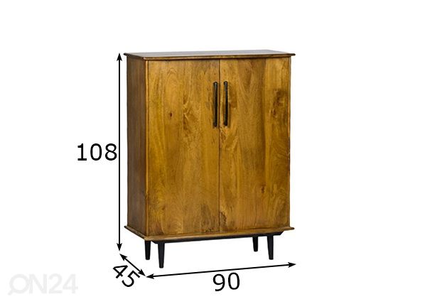 Kapp Elias 90 cm mõõdud