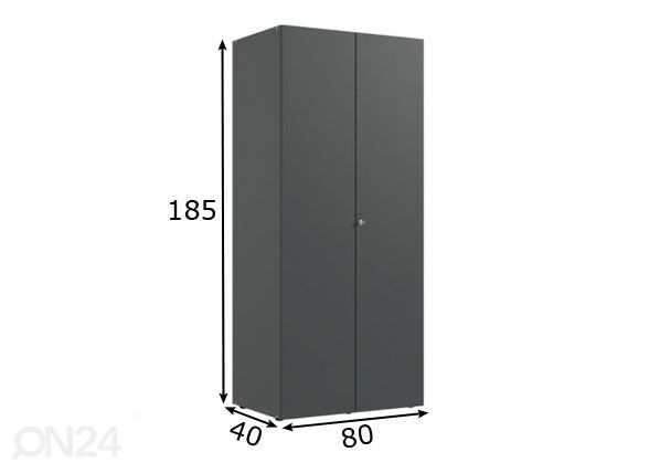 Kapp MRK 636 80 cm mõõdud