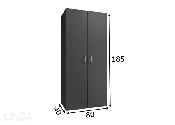 Kapp MRK 642 80 cm mõõdud