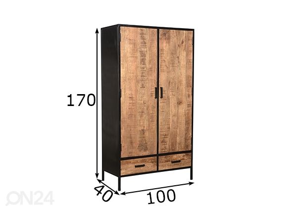 Kapp Sturdy 100 cm mõõdud